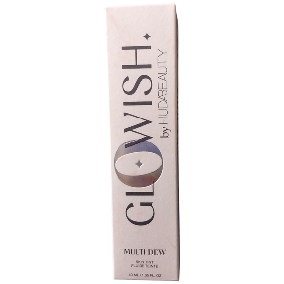 HUDA BEAUTY GloWish Multidew Vegan Skin Tint Foundation Shade 08 Tan - Picture 4 of 6